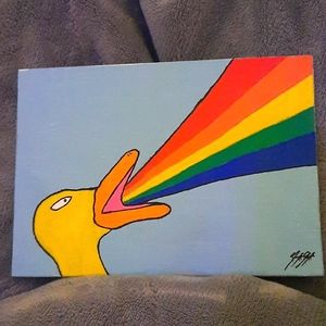 Original piece of artwork on 5×7 canvas panel.